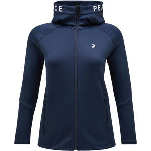 Peak Performance W Rider Zip Hood - blue shadow M