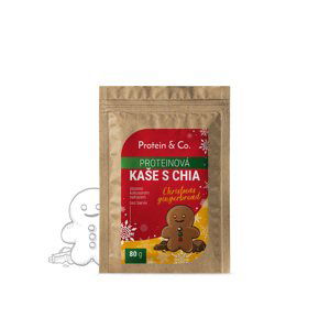 Protein&co. proteinová kaše s chia christmas gingerbread 80 g