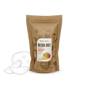 Protein&Co. Natural Whey 1 kg Váha: 1 000 g, Vyber si z těchto lahodných příchutí: Tropical mango
