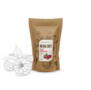 Protein&Co. Natural Whey 1 kg Váha: 1 000 g, Vyber si z těchto lahodných příchutí: Pure raspberry