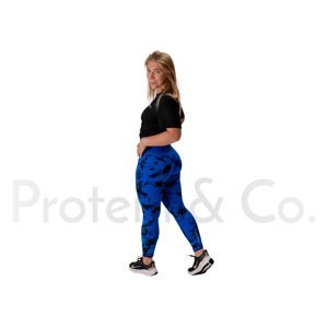 Protein & Co. Sportovní legíny - batika Barva: Modrá, Velikost: M