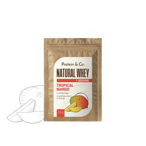 Protein&Co. NATURAL WHEY 30 g Vyber si z těchto lahodných příchutí: Tropical mango