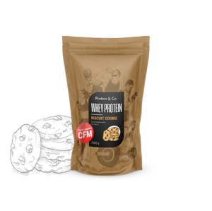 Protein&Co. WHEY PROTEIN 80 1000 g Zvol příchuť: Biscuit cookie