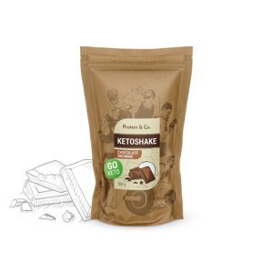 Protein&Co. Ketoshake – proteinový dietní koktejl 1 kg Zvol příchuť: Chocolate brownie, Množství: 500 g
