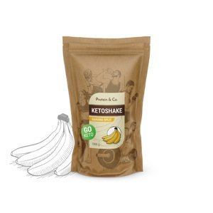 Protein&Co. Ketoshake – proteinový dietní koktejl 1 kg Zvol příchuť: Banana split, Množství: 500 g