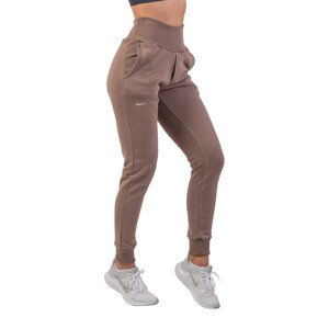 NEBBIA Feel Good Look Good Tepláky "Feeling Good" High Waist 409 Brown Barva: Hnědá, Velikost: L