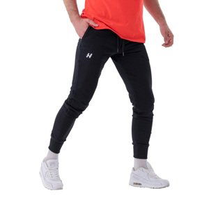 NEBBIA Next Level Tepláky Slim “Reset” 321 Black Barva: Černá, Velikost: XL