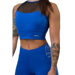 NEBBIA FIT Activewear Vyztužená Sportovní podprsenka 437 Blue Barva: Modrá, Velikost: S