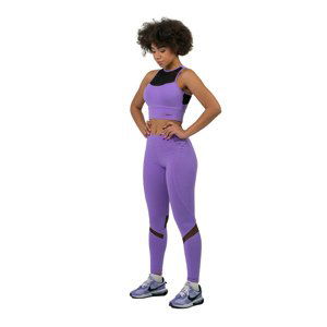 NEBBIA FIT Activewear legíny s vysokým pasem 443 Lila Barva: Lila, Velikost: M