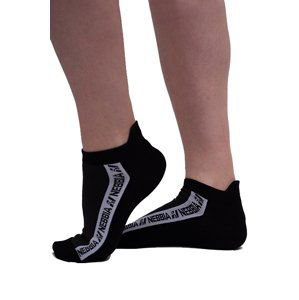 NEBBIA “STEP FORWARD” kotníkové ponožky 110 Black Barva: Černá, Velikost: 39-42