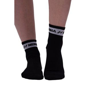 NEBBIA “HI-TECH” crew ponožky 129 Black Barva: Černá, Velikost: 35-38