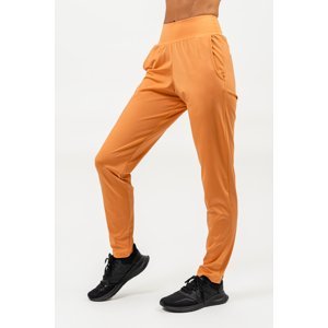 NEBBIA Elite Essentials Slim fit legíny s kapsami Sleek 482 Orange Barva: Orange, Velikost: M