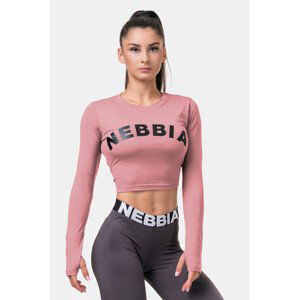 NEBBIA Hero N°2 Crop Top Sporty Hero 585 Rose Barva: Růžová, Velikost: XS