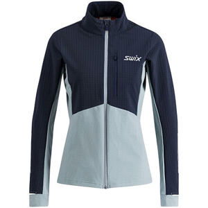 Dámská funkční mikina Swix Pace Hybrid Full Zip 10069-23 velikost - textil S