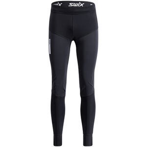 Pánské zateplené běžecké kalhoty Swix Roadline Warmer Tights 10053-23 velikost - textil M
