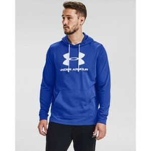Sportstyle terry logo hoodie-blu