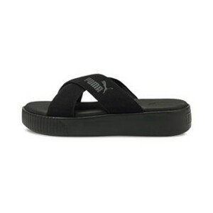 Platform Slide Suede