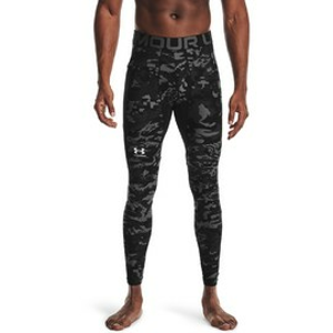 UA HG Armour Camo Lgs-BLK