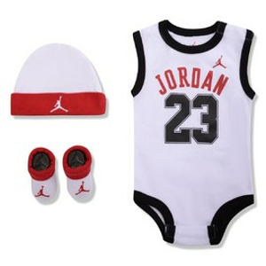 Jordan 23 jersey hat/bodysuit/bootie set 3pc