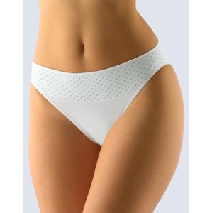 GINA bambus bezešvé kalhotky klasické, úzký bok dámské, bílá Barva: bílá, Velikost: L/XL
