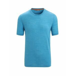 ICEBREAKER Mens Sphere II SS Tee, Geo Blue Heather velikost: S