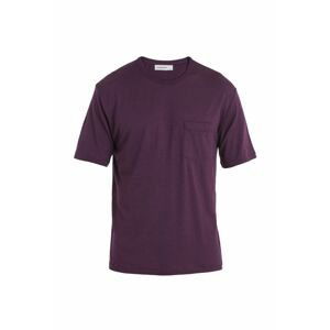 ICEBREAKER Mens Granary SS Pocket Tee, Nightshade velikost: L