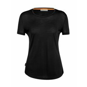 dámské merino triko krátký rukáv ICEBREAKER Wmns Sphere II SS Tee, Black velikost: L