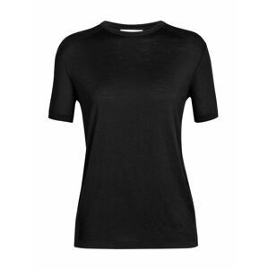 dámské merino triko krátký rukáv ICEBREAKER Wmns Granary SS Tee, Black velikost: S