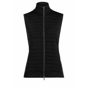 dámská merino vesta ICEBREAKER Wmns ZoneKnit Insulated Vest, Black velikost: XL