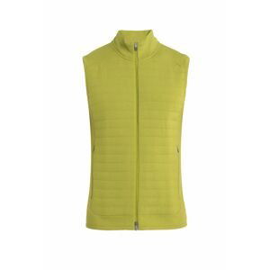 ICEBREAKER Mens ZoneKnit Insulated Vest, Bio Lime velikost: M