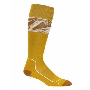 dámské ponožky ICEBREAKER Wmns Ski+ Light OTC Alps 3D, Silent Gold/Clove/Snow velikost: M