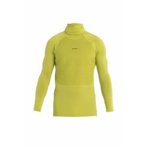 ICEBREAKER Mens ZoneKnit Insulated LS Hoodie, Bio Lime velikost: S