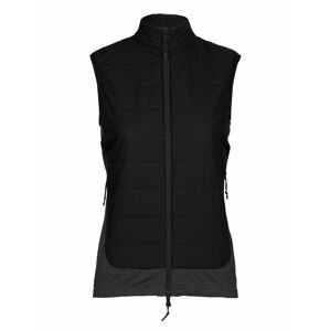 Dámská vesta ICEBREAKER Wmns MerinoLoft™ Vest, Black/Jet Heather/Cb velikost: S