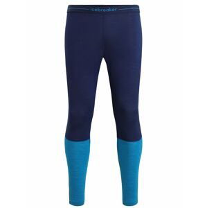 ICEBREAKER Mens 125 ZoneKnit™ Leggings, Geo Blue/Royal Navy velikost: XL