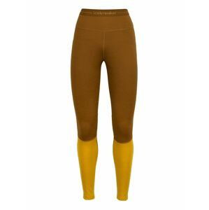 dámské spodky ICEBREAKER Wmns ZoneKnit™ 200 Leggings, Clove/Silent Gold/Cb velikost: M