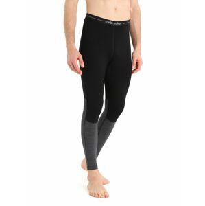 pánské spodky ICEBREAKER Mens ZoneKnit™ 260 Leggings, Black/Jet HTHR/Cb velikost: XL