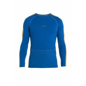 ICEBREAKER Mens ZoneKnit 260 LS Crewe, Lazurite/Solar velikost: M