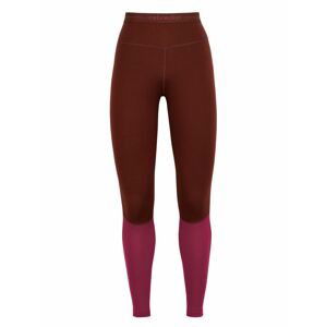 dámské spodky ICEBREAKER Wmns ZoneKnit™ 260 Leggings, Espresso/Cherry/Cb velikost: L