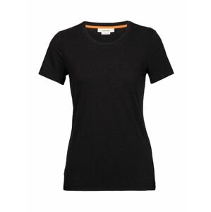 dámské triko krátký rukáv ICEBREAKER Wmns Central Classic SS Tee, Black velikost: S