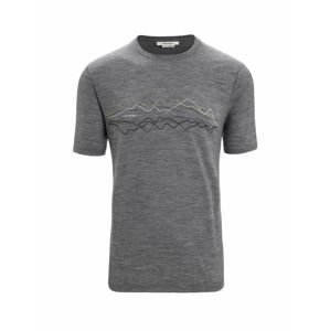 ICEBREAKER Mens Tech Lite II SS Tee Icebreaker, Gritstone Heather velikost: XXL