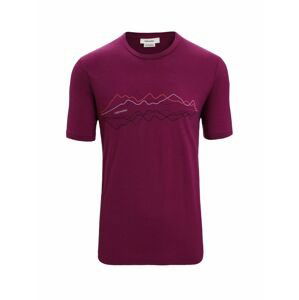 ICEBREAKER Mens Tech Lite II SS Tee Icebreaker, Go Berry velikost: XXL