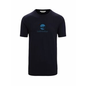 ICEBREAKER Mens Tech Lite II SS Tee IB Essential Logo, Midnight Navy velikost: M