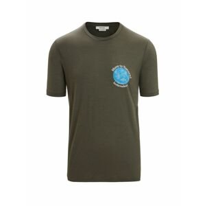 ICEBREAKER Mens Tech Lite II SS Tee icebreaker Earth, Loden velikost: M