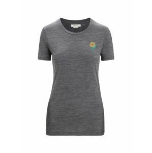 ICEBREAKER Wmns Tech Lite II SS Tee Springtime Flowers, Gritstone Heather velikost: M