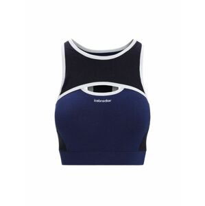 ICEBREAKER Wmns ZoneKnit™ Sport Bra, Royal Navy/Midnight Navy velikost: L