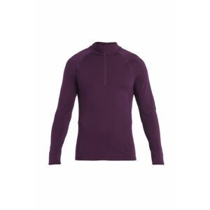 ICEBREAKER Mens 300 MerinoFine Polar LS Half Zip, Nightshade velikost: S