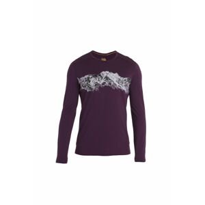 ICEBREAKER Mens Merino 200 Oasis LS Crewe Remarkables, Nightshade velikost: L