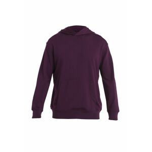 ICEBREAKER Mens Merino Shifter II LS Hoodie, Nightshade velikost: M