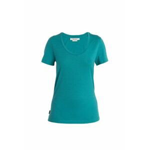 ICEBREAKER Wmns Merino 150 Tech Lite II SS Scp T Herenga, Flux Green/Dk Flux/Aop velikost: M