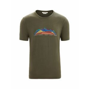 ICEBREAKER Mens Tech Lite II SS Tee TBC, Loden velikost: XL